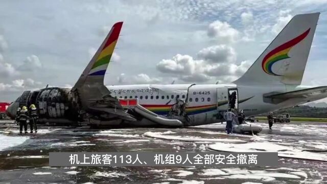 西藏航空一客机偏出跑道起火,民航西南局通报最新调查进展:已查明原因