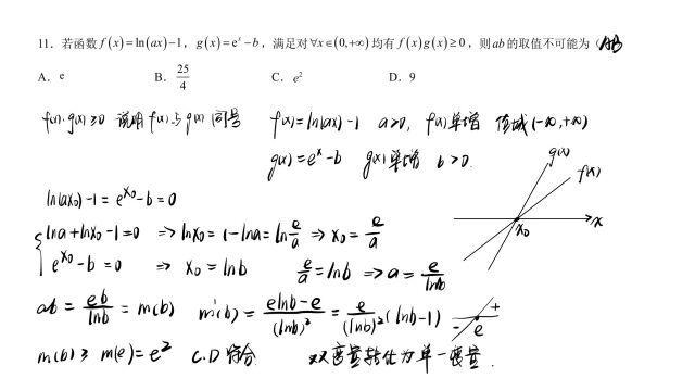 导数恒成立小压轴:双变量问题的常规转化