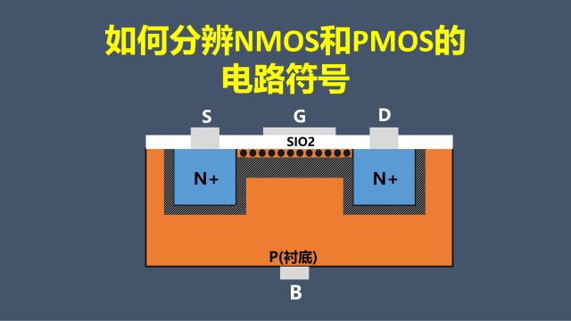 如何分辨NMOS和PMOS的电路符号