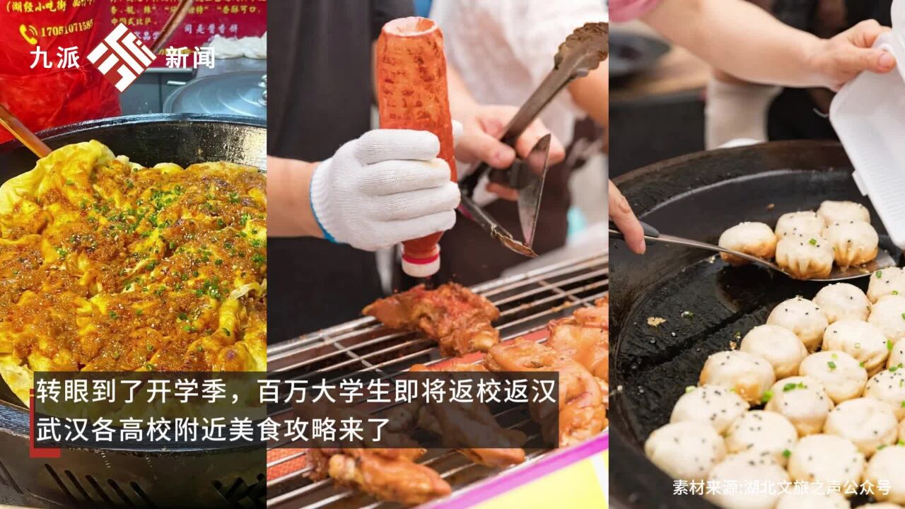 百万大学生来武汉吃什么,武汉高校美食攻略来了,来武汉感受碳水的快乐吧