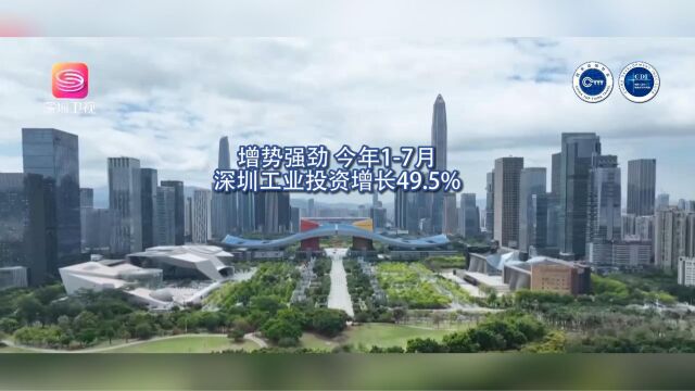 增势强劲 今年17月深圳工业投资增长49.5%