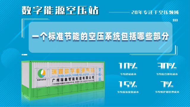 一个标准节能的空压系统包括哪些部分?