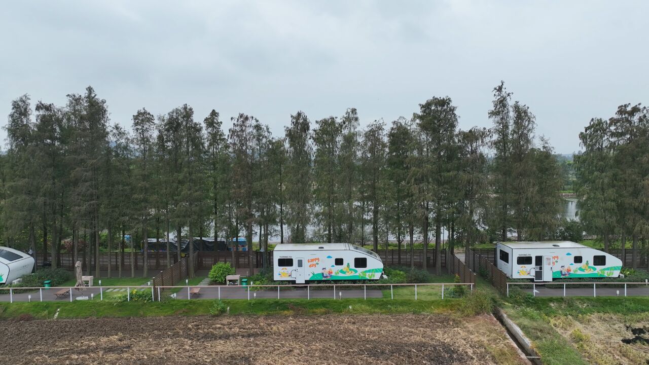 这个湾区后花园集齐稻田、房车,圆都市打工人躺入田野之梦