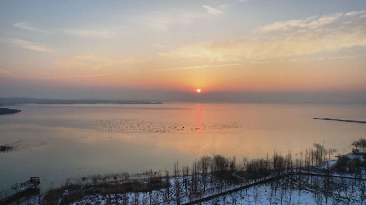 千城胜景|河北磁县:冬日溢泉湖尽显生态之美