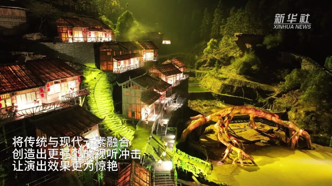 焕新启幕!张家界大型峡谷实景音乐剧《天门ⷧ‹仙》升级复演