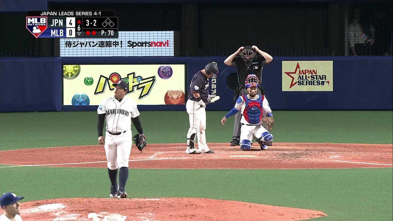 【回放】美日职棒明星对抗赛第6场:MLB明星队vs日本明星队 第6局