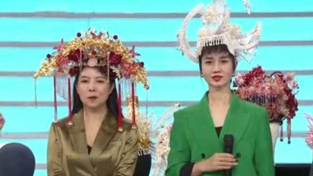 企业家体验精美古风头冠