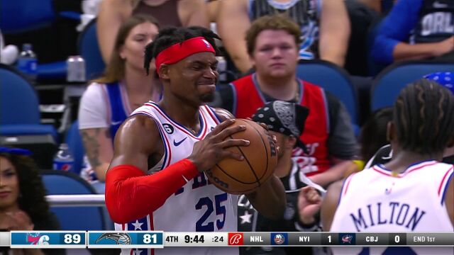 NBA常规赛：费城vs魔术第4节英文原声回放