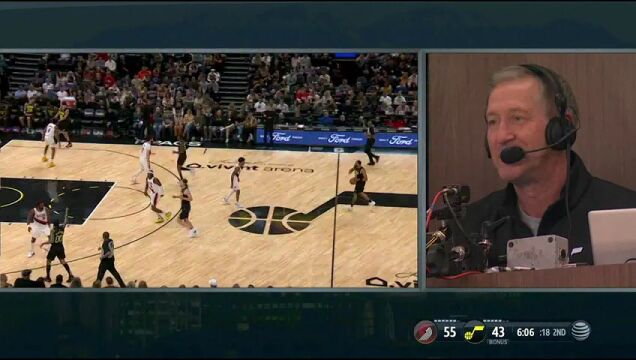 NBA常规赛：开拓者vs爵士第2节中文解说回放