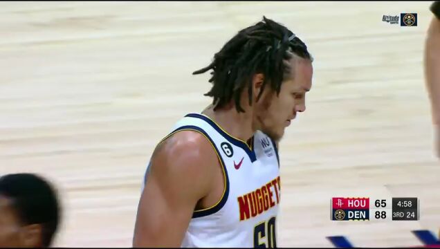  NBA常规赛：火箭vs掘金第3节中文解说回放
