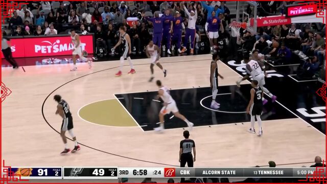 回顾太阳vs马刺过往交战记录 保罗率队助圣城文班亚玛碎片+1