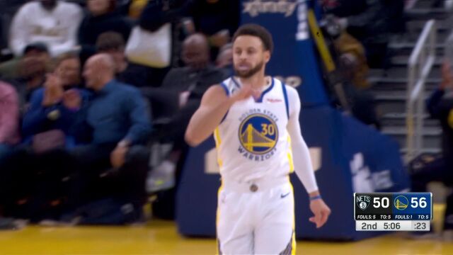 这波是库里赢了！库里兄弟各显其能得分对飚