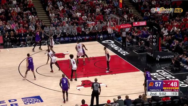 单打武切维奇 艾顿翻身跳投投篮命中