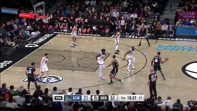 勇士vs篮网中文解说全场回放