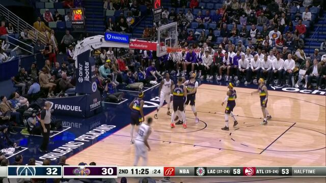 埃尔南戈麦斯遮天大帽毫不留情 吉布森轻松补篮轻取2分