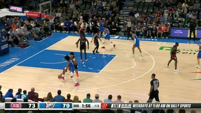  NBA常规赛：活塞vs雷霆中文解说全场回放