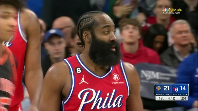 NBA常规赛：尼克斯vs76人中文解说全场回放