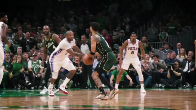 NBA常规赛：篮网va凯尔特人第2节英文原声回放