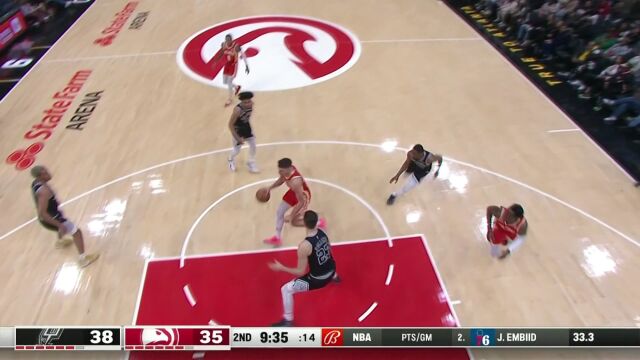 马刺106-125老鹰 特雷杨24+17轻取马刺迎两连胜