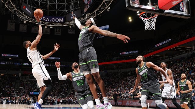 篮网124-123森林狼 布里奇斯34+6篮网加时逆转森林狼