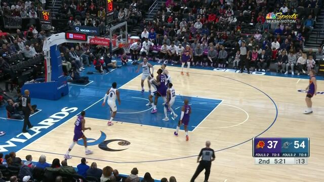 这么放我炮哥可还行 保罗中距离突施冷箭洞穿球网