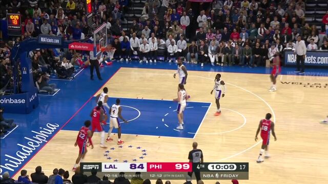 追身三分毫不手软 哈登急停甩狙出手精准命中