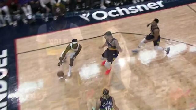 CJ妙传威利抛投命中 比尔连线加福德空接劈扣