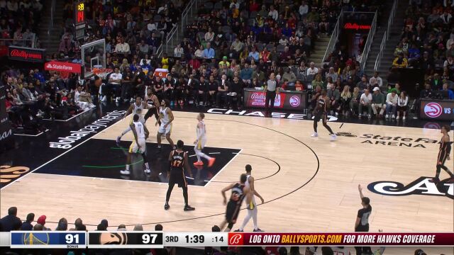 勇士vs老鹰精华回放 老鹰三军用命全队七人上双主场取胜