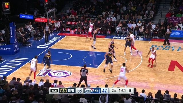 直冲云霄！丁威迪空中接力助飞克拉克斯顿单臂砸扣