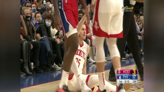 回顾火箭vs费城交战记录 帝登将率队送火箭6连败