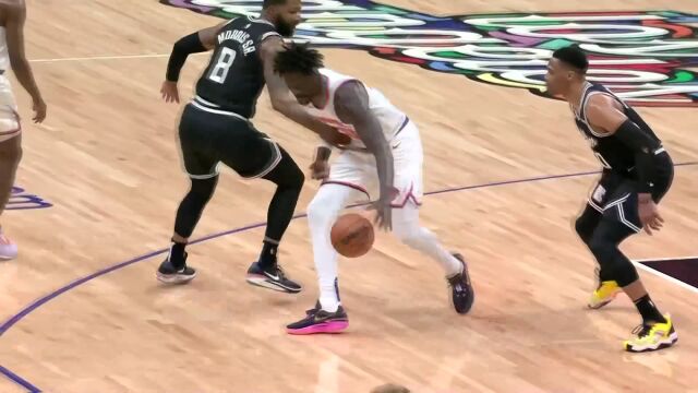 无视威少防守 奎格利外线甩狙三分入网