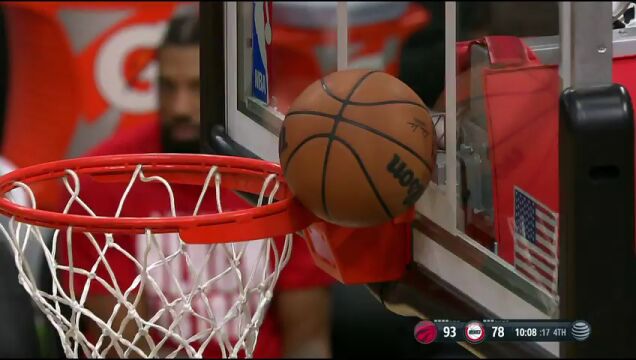 NBA常规赛：猛龙vs火箭第4节中文解说回放