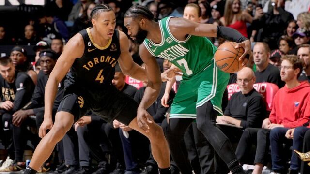 NBA·凯尔特人力克猛龙迎9连胜