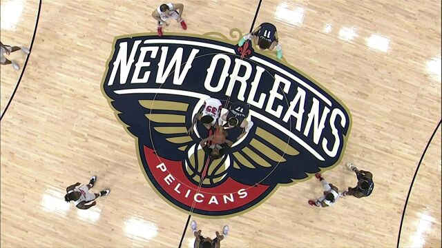 NBA常规赛：活塞vs鹈鹕第1节英文解说回放
