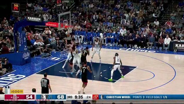 NBA常规赛：火箭vs独行侠中文解说全场回放