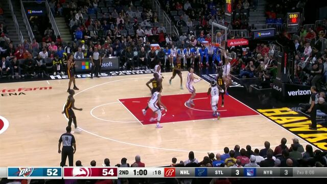 运动战终于得分 特雷杨抛投命中打破得分荒