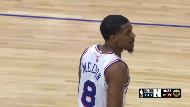 费城vs快船第1节英文原声回放