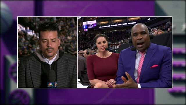 NBA常规赛：独行侠vs国王第3节英文原声回放