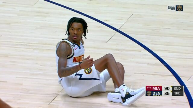 NBA常规赛：热火vs掘金中文解说全场回放