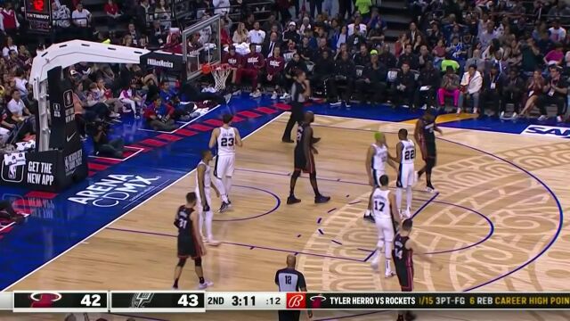 这稳定性简直离谱 巴特勒假动作点飞索汉打成2+1