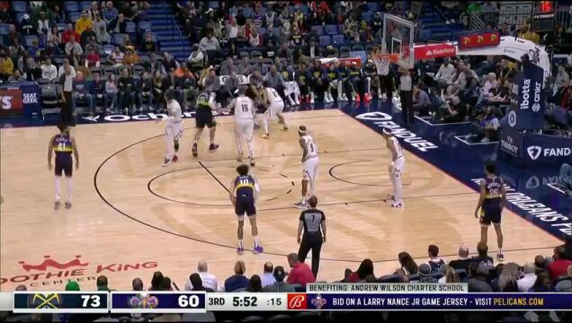 NBA常规赛：掘金vs鹈鹕中文解说全场回放