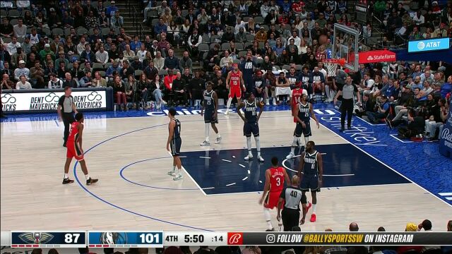 NBA常规赛：鹈鹕vs独行侠第4节中文解说回放