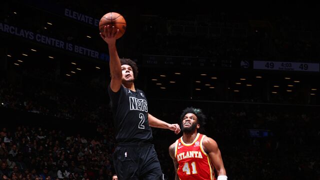 老鹰vs篮网五佳球 奥孔古空接炸筐约翰逊单臂隔扣