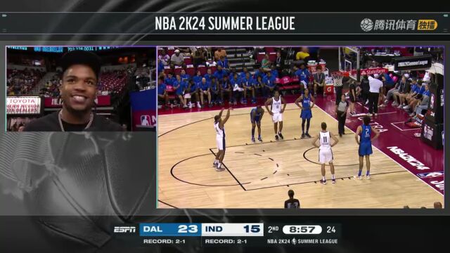 独行侠vs步行者第2节中文解说回放