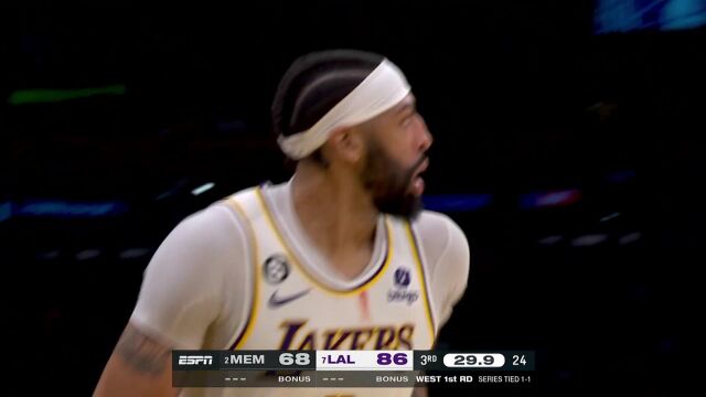 稳得一匹！浓眉翻身跳投再将分差扩至20分