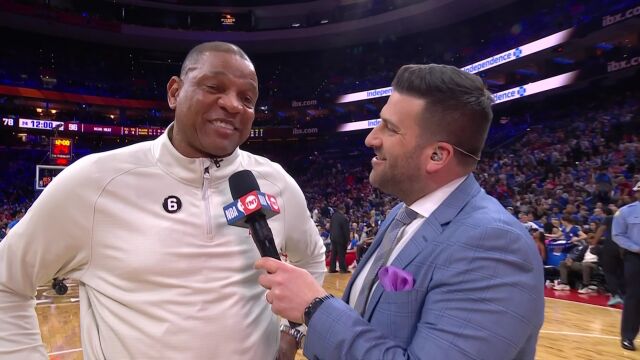 NBA常规赛：热火vs76人第4节英文原声回放