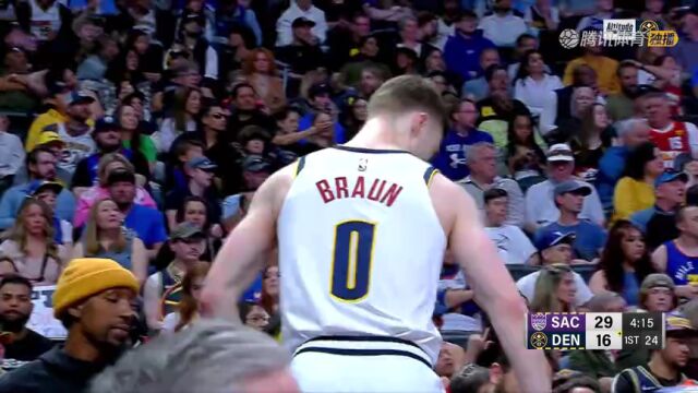 国王vs掘金第1节中文解说回放