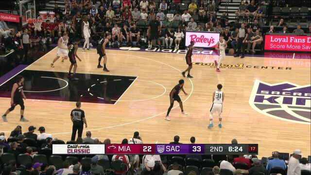 NBA夏季联赛：热火vs国王英文原声全场回放
