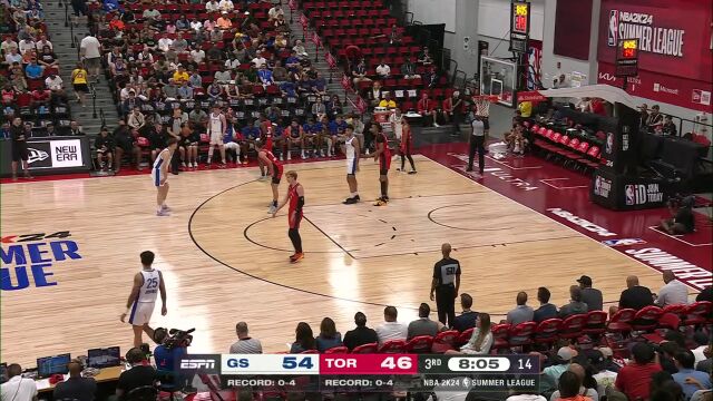 勇士vs猛龙第3节英文原声回放