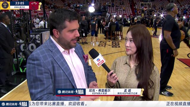 孟超连线ESPN热火专家：巴特勒必须在进攻端展现统治力 阿德巴约在攻防两端需要加强